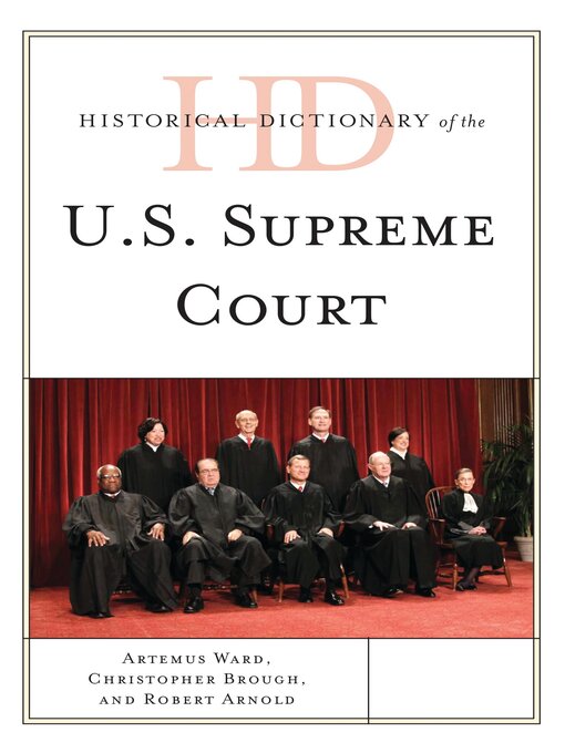 Cover image for Historical Dictionary of the U.S. Supreme Court